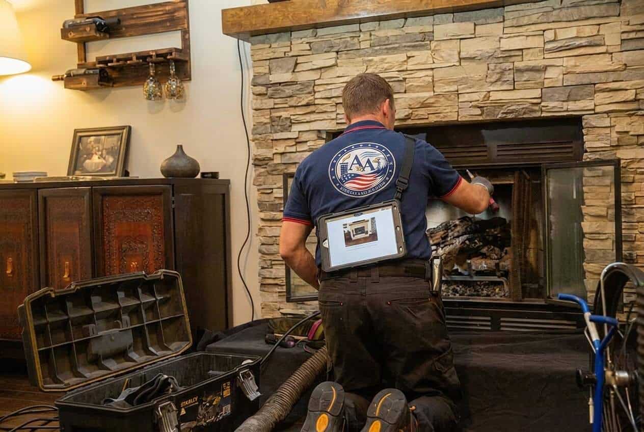 aa fireplace & draft performance check