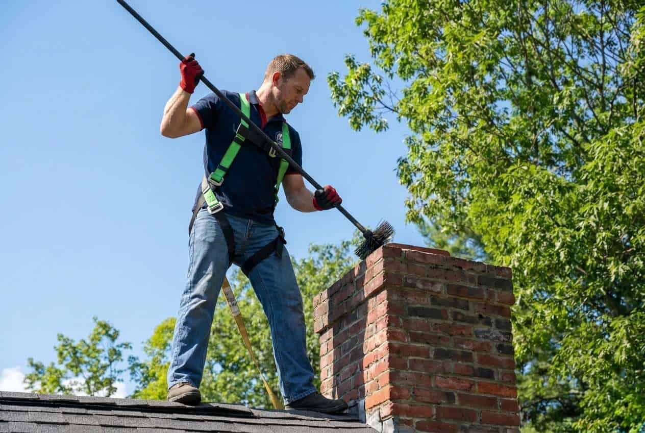 chimney sweeping